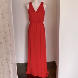 ❤️ Long Red Maxi Dress Size XLarge
